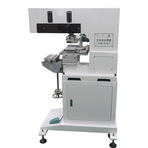 Hot Sale High Accuracy PLC Pad Printer Single Two Color Options Semi-Automatic Engine Clean Rubber <b>Head</b> Condition New - Product Image 6