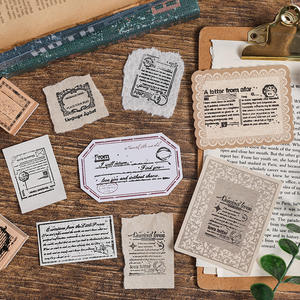 Ensemble de timbres en bois de lettres anglaises personnalisées de qualité supérieure pour l'école et l'artisanat de bricolage Fournitures de <span class=keywords><strong>scrapbooking</strong></span> personnalisables - Product Image 4