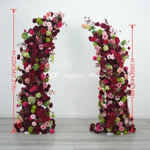 DKB - Pilar de Flores Artificiales Personalizable para Eventos, Fondo para Bodas, Arco de Flores, Arco de Flores Artificiales de Seda - Product Image 2