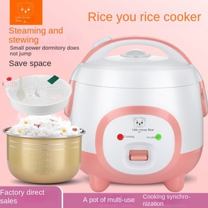 Dormitory Electric Pig Shape <b>Home</b> <b>Appliance</b> Mini Electric Rice Cooker 2024 Factory Direct Multi-functional Student <b>Plastic</b> 220 - Product Image 4