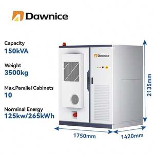 Bess Système de stockage d'énergie solaire Conteneur 125kw 200kwh 265kwh Système tout-en-un avec batterie Lifepo4 Refroidissement par air Utilisation commerciale - Product Image 4