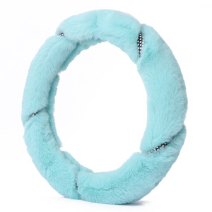 Protector de Volante de Coche de Felpa <span class=keywords><strong>Rosa</strong></span> Peludo Lindo de Invierno Universal, Vendedor Caliente - Product Image 4
