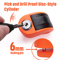 Alarme antivol à batterie LR44 résistante à la corrosion, pour frein à disque, moto, vélo électrique, scooter