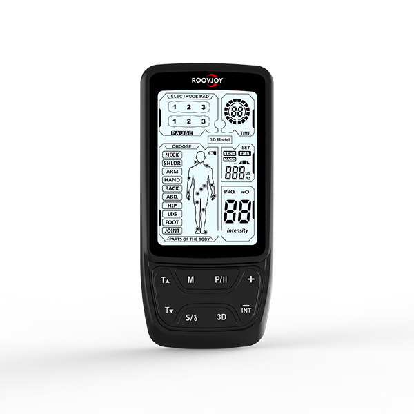 Rechargeable 3D TENS Unit, with TENS+EMS+Massage 4 in 1 Physiotherapy Equipment