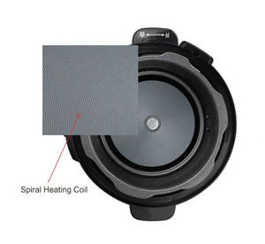 Pentola a <span class=keywords><strong>pressione</strong></span> elettrica in acciaio inox 5L/6L produttore di elettrodomestici Display a LED 220v Multi-funzionale domestico - Product Image 4