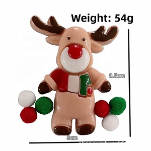 Juguete Antiestrés de Navidad con Diseño de Papá Noel y Reno, Artículo Popular en TikTok, Juguetes Únicos para Niñas - Product Image 4