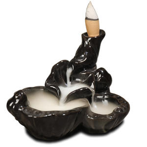 Lujo Mini ocio Meshe fuente cascada Bacmeshw incienso Stick quemador hogar budismo decoración bobina incensario aire vaporizador - Product Image 3