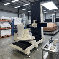 Centre d'usinage vertical CNC 5 axes Rongchi pour le bois, la résine, la mousse, la sculpture, les statues, les moules et la gravure 3D professionnelle