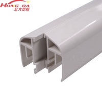 Prix d'usine commande en gros congélateur cadre en plastique profil PVC acceptable
