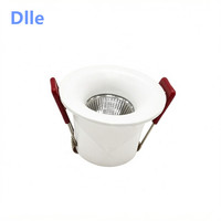 Downlight LED encastré de haute qualité 5W 7W 9W 12W COB LED 80Ra 90Ra en aluminium moulé blanc noir pour usage intérieur maison hôtel bureau