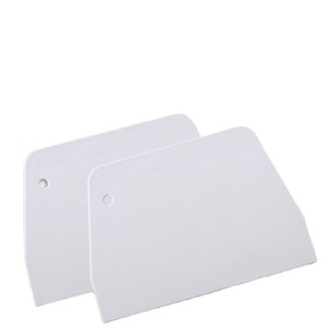 Plastic Baking Scraper White And Pink Trapezoidal Dough Cutter For Kitchen Pastry Tools - Product Image 5