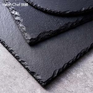 ชุดแผ่นรองแก้วหินชนวนธรรมชาติ - แผ่นรองแก้วทรงกลม สี่เหลี่ยม และรูปหัวใจ ทนทาน ลายพิมพ์ UV แกะสลัก ทนความร้อน ใช้ในบ้าน - Product Image 3