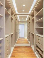 CBMmart – lumière LED personnalisée blanche moderne, mobilier de chambre à coucher, armoires en verre, Dressing, armoire