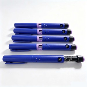 Reusable <b>Pen</b> Injector Plastic Cap Durable Glass Tube Packaging Tool Pharma Cosmetic Use <b>Refillable</b> Injection <b>Pen</b> - Product Image 3