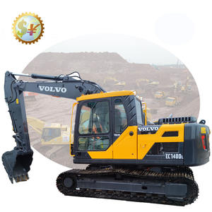 Excavadora de cadenas Volvo EC140DL de 14 toneladas de segunda mano, original de Corea, usada, modelo medio Volvo EC140 ZX135 SY135 PC130 - Product Image 1
