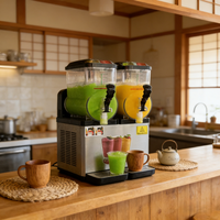 Distributeur de boissons froides commercial avec pompe pour sirops et sauces