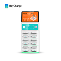 Heycharge Stations de recharge de casier de location personnalisables Machine de charge de téléphone intelligent étanche pour les lieux publics Fonction de paiement