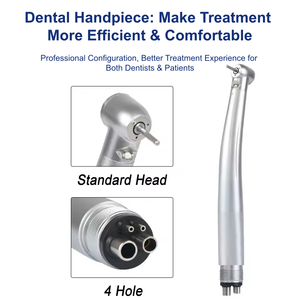 Motor de Pieza de Mano Dental de Alta Velocidad con Rodamiento Cerámico, Luz LED, 350000 RPM, 0.25-0.30 Mpa, Esterilización en Autoclave, Alta Estabilidad - Product Image 5