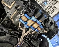 Échappement sport à soupapes HONFL50905 en titane inoxydable pour Honda Civic FL5 – Pièces de tuning