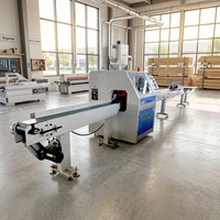 Système de mesure de longueur haute précision et haute efficacité, scie à découper transversale à optimisation automatique pour le bois, le bois massif et autres coupes