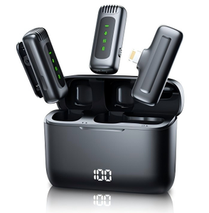 PIX-LINK nuova tecnologia AI riduzione del rumore senza fili Lavalier microfono per Smartphone microfono per Live Streaming registrazione Video - Product Image 2