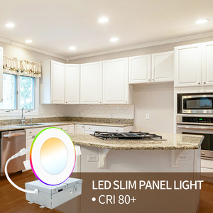 Chiếu sáng trong nhà ứng dụng di động kiểm soát <span class=keywords><strong>Wifi</strong></span> RGBW Dimmable tuya thông minh Downlight <span class=keywords><strong>4</strong></span> inch <span class=keywords><strong>LED</strong></span> Bảng điều chỉnh ánh sáng RGB recessed ánh sáng ban đêm - Product Image 4