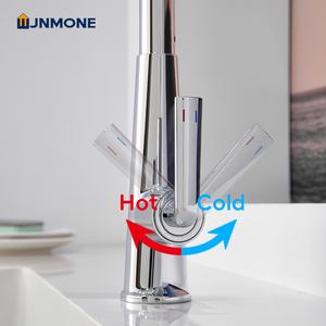 Pulverizador de latón moderno de lujo, grifo extraíble para fregadero de cocina, filtros de agua extraíbles, rotación de 360 °, grifo mezclador frío y caliente para Cocina - Product Image 5