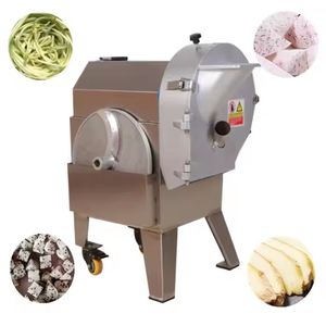 Fully 304 Stainless Steel Eco-Friendly <b>Vegetable</b> & <b>Fruit</b> Slicer Cutting <b>Machine</b> with Potato Cube Option 220/380V - Product Image 5