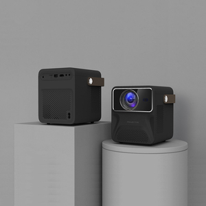 Máy Chiếu DLP 4K Máy Chiếu Thông Minh Android <span class=keywords><strong>Mini</strong></span> Cầm Tay Đèn LED Công Sở Màu Đen Đèn Tập Trung Công Nghệ Loa CPU Ngoài Trời Phong Cách - Product Image 3