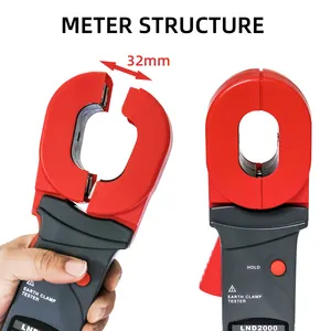 Nuovo Tester elettrico del Tester di resistenza della terra del morsetto digitale portatile sul Tester elettrico