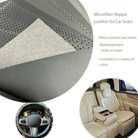 Volant de direction OEM en cuir microfibre Nappa écologique de qualité supérieure, imperméable, respirant, perforations, épaisseur 1,2 mm