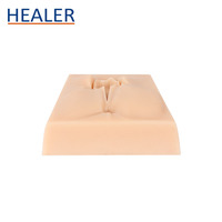 Almohadilla de entrenamiento de sutura, simulador de entrenamiento de sutura Vulva, modelo Vulva con 3 incisiones