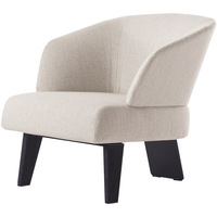 Fauteuil simple de marque italienne, design moderne minimaliste de luxe léger, revêtement en tissu, mobilier de maison pour petits espaces, chambre à coucher