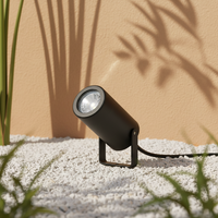 Fulidi S1603-LED, Luces de Jardín con Estaca de Inducción de 3W y 12V, con Garantía de 3 Años, 2700K, Blanco Cálido Suave, Certificación CE ROHS