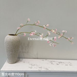 Fleurs artificielles en plastique et tissu Secret Garden, saule des neiges à longue tige, décoration de mariage, branche unique, multicolore - Product Image 3