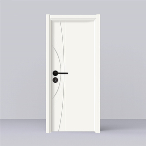 Chất Lượng Cao Cửa Hiện Đại Màu Trắng Thiết Kế Khách Sạn Mỹ Bảng Điều Chỉnh Biệt Thự Phòng Ngủ Bằng Gỗ Rắn 5 Bảng Điều Khiển Nội Thất Cửa - Product Image 6