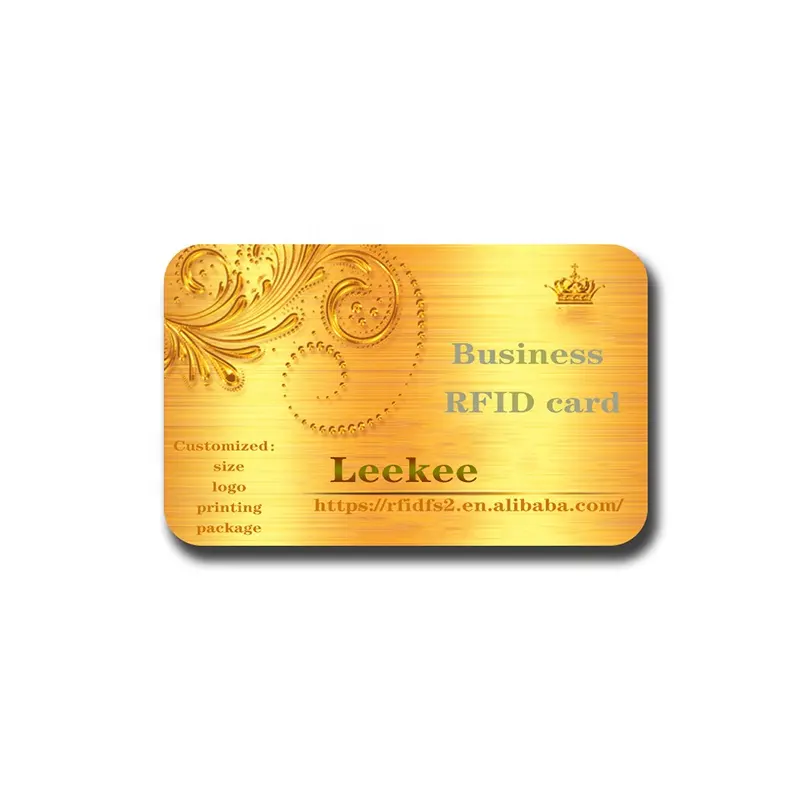 Widely use NFC contactless NTAG213 metal RFID electronic business card