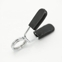Attaches de serrage à ressort métalliques robustes pour haltères et barres de musculation