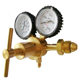 Regulador de Nitrógeno HVAC CGA580 de Latón Estilo Americano, Válvula Reductora de Presión de Nitrógeno con Salida de N2 - Product Image 3