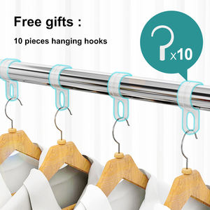 Appendiabiti Rotondo <span class=keywords><strong>Lavinia</strong></span> per Uomo, Stendibiancheria in Acciaio Inox di Alta Qualità, Organizzatore Multifunzione per Armadio Nero - Product Image 6