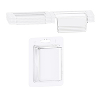 Boîte à gâteau transparente facile à assembler, emballage transparent pour pâtisserie, boîte en plastique pour ongles press-on