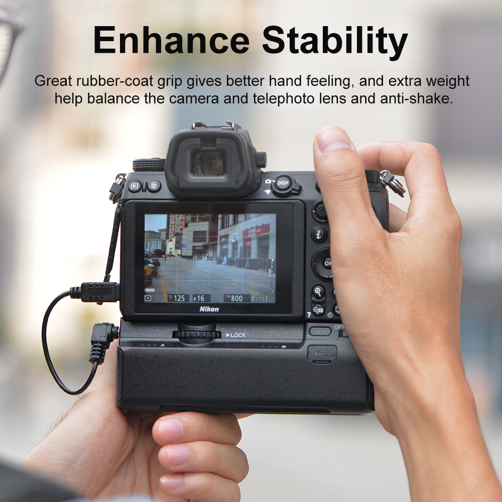 Nikon MB-21バッテリーグリップ Nikon Z6Z7カメラ用のKingmaVerticalバッテリーグリップの交換MB