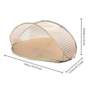 Summer Beach <b>Tent</b> with Quick Automatic Opening Portable Design for Outdoor Use - Product Image 3