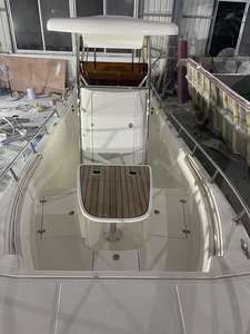 Bateau à fond plat de 26 pieds, bateau de pêche à console centrale, <span class=keywords><strong>coque</strong></span> en fibre de verre avec moteur hors-bord - Product Image 6