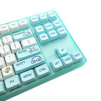 Clavier mécanique de jeu personnalisé avec rétroéclairage LED RGB blanc filaire USB Type-C, anti-ghosting