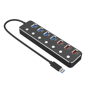 <span class=keywords><strong>USB3</strong></span>.0HUB un à sept 7 ports <span class=keywords><strong>USB3</strong></span>.0HUB séparateur <span class=keywords><strong>USB3</strong></span>.<span class=keywords><strong>0</strong></span> moyeu 7 ports avec 3 ports de charge rapide pour macBook Pro/iMac - Product Image 5