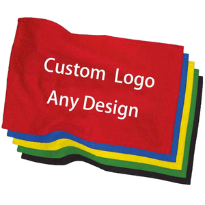 Factory Custom 100% Polyester Microfiber Slogan Sublimation Printing for Club Football Promotional Party Supply 30x45cm