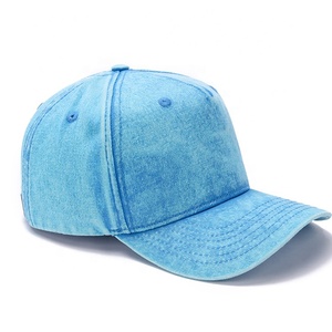 De azul cielo Snap sin ala de 6 Panel de la <span class=keywords><strong>gorra</strong></span> de béisbol sombrero - Product Image 1