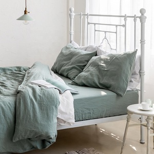 Stone washed 100% puro <span class=keywords><strong>Francese</strong></span> di lino di lino/fogli di biancheria da letto in lino Europeo set - Product Image 3