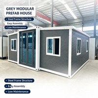 Maison conteneur extensible robuste de 20 pieds et 40 pieds, 2 chambres, préfabriquée de luxe, pour usage agricole